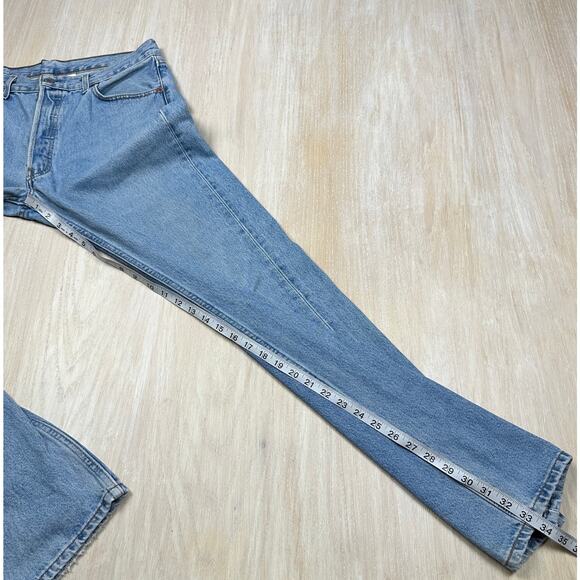 Levi's 501 XX Button Fly Original Fit 100% Cotton Blue Denim Jeans Men's 34X34 - Picture 8 of 14